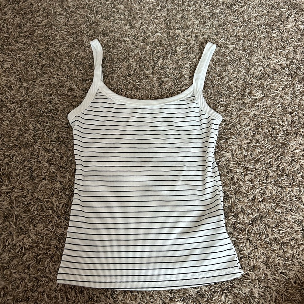 SHEIN White Fitted Camisole Top